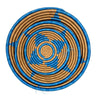 African Rwanda Baskets Home & Wall Decor-Set/3 Blue Burst - MIXED DESIGNS/COLORS