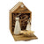 Banana Fiber Creche Nativity Set in Barn Box