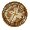 African Rwanda Baskets Home & Wall Decor-Set/3 Earth Tones, Set of 3