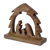 Mango Wood Tabletop Cutwork Nativity