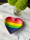 **Pack of 20 SPECIAL PRICE** Soapstone Heart Trinket Bowl - Medium - Rainbow