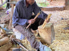 Olive Wood Serving Set, Medium Helping Hands