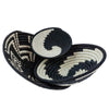 African Rwanda Baskets Home & Wall Decor-Set/3 Monochrome - MIXED DESIGNS