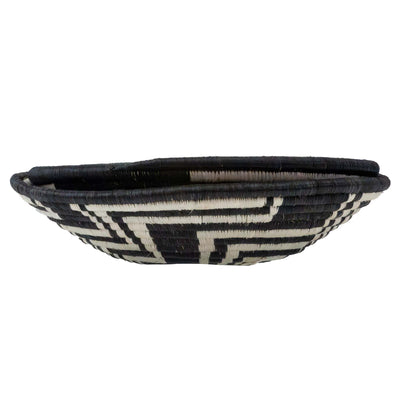 African Rwanda Baskets Home & Wall Decor-Set/3 Monochrome - MIXED DESIGNS