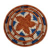 African Rwanda Baskets Home & Wall Decor-Set/3 Blue MIXED DESIGNS/COLORS