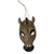 Small Hand-carved Wood African Zebra Mask Wall Hanging or Ornament