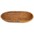 2nd - Large Oval Olive Wood Bowl with Bone Inlay Accent
