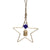 Handcrafted Recycled Iron Star Chime with Bell