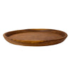 Round Olive Wood Serving Tray, Large