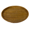 Round Olive Wood Serving Tray, Medium