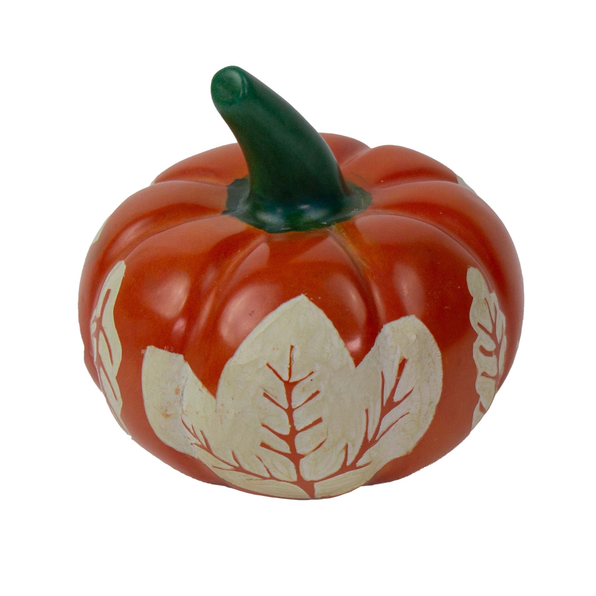 Soapstone Orange Pumpkin Decor