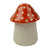 Soapstone Mushroom Box with Orange Cap