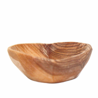 **Pack of 25 SPECIAL PRICE** Petite Olive Wood Heart Trinket Bowls