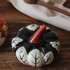 Soapstone Black Pumpkin Decor