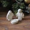 Soapstone Three-piece Natural Stone Nativity Scene