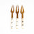 Simple Batik Olive Wood Fork Set of 3