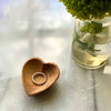 **Pack of 25 SPECIAL PRICE** Petite Olive Wood Heart Trinket Bowls