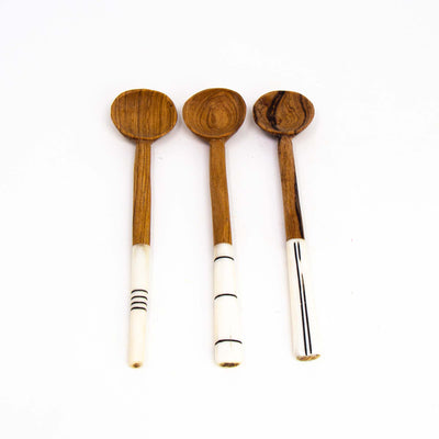 Simple Batik Olive Wood Spoon Set of 3