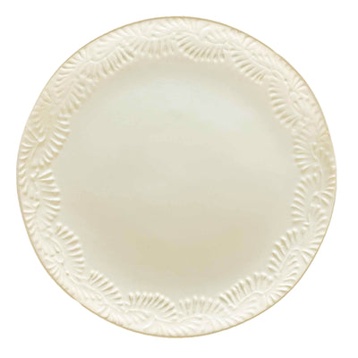 Encantada Handmade Pottery Serving Platter, Blanco