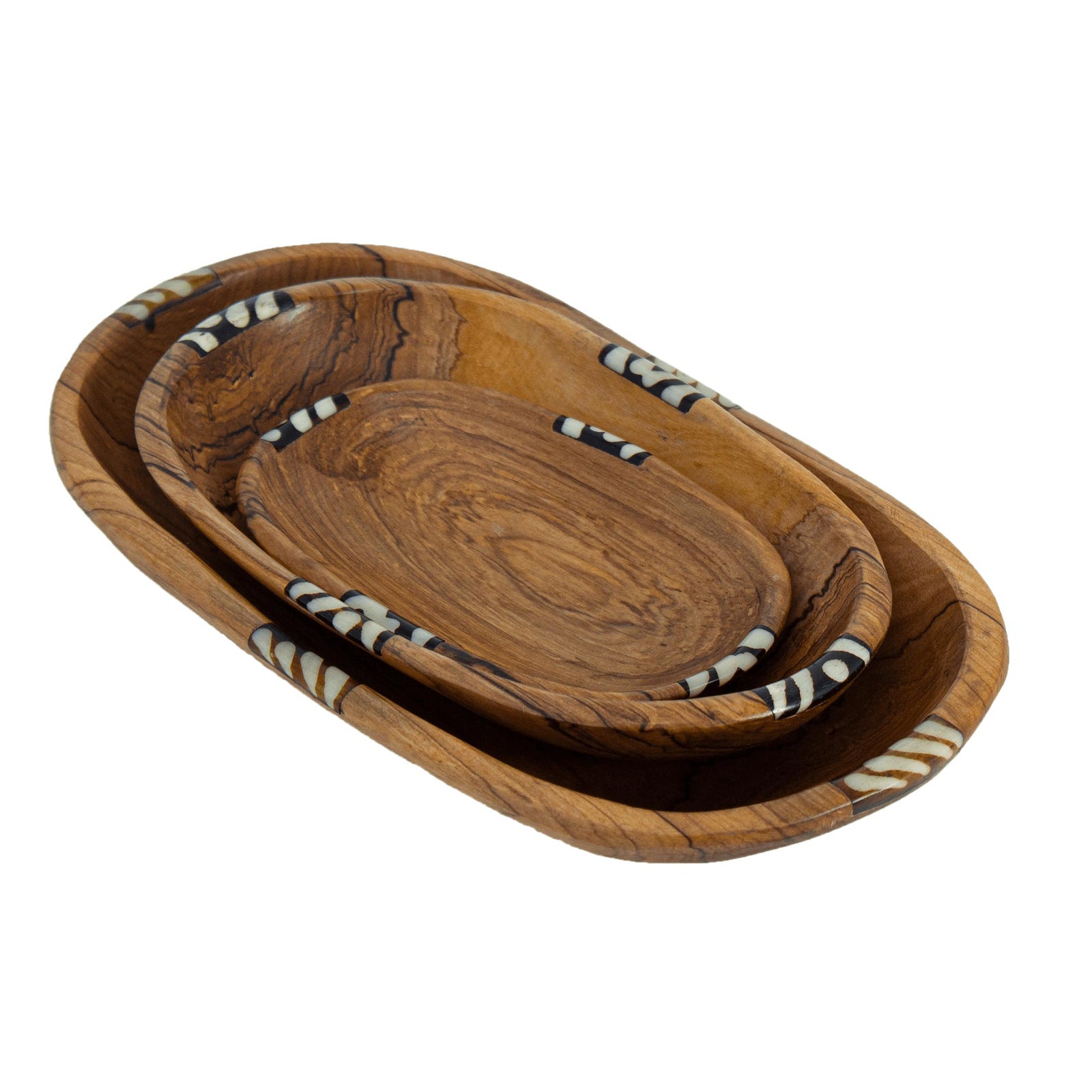 6-Inch Hand-carved Olive Wood Bowl Handmade and Fair Trade - Drop Shipping  By Global Crafts