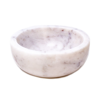 Handmade Marble Bowl, White