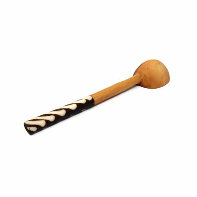 Olive Wood Coffee Scoop with Batik Handle