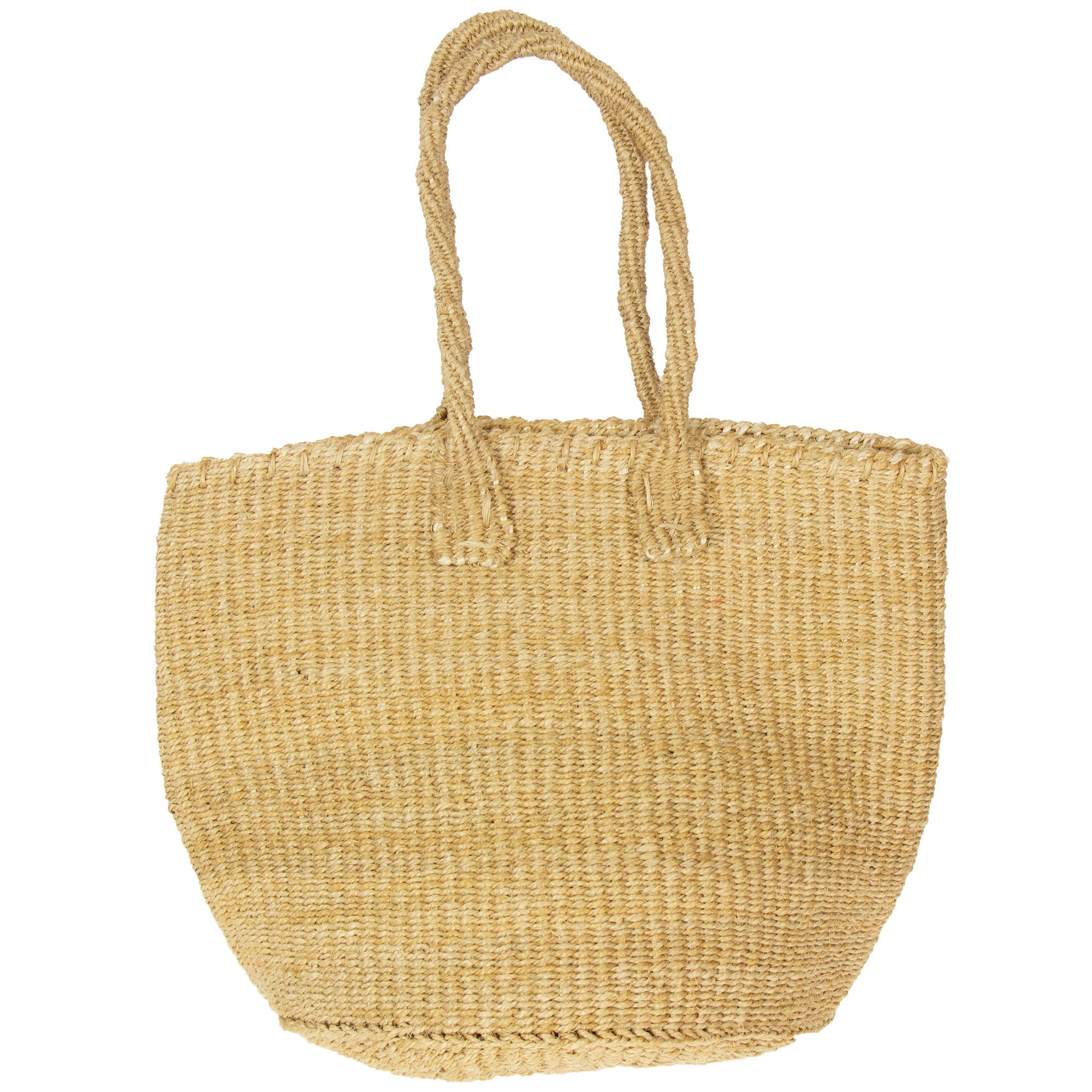 Best Round straw bag French Baskets Tote Handbags 2 leather handle | French  Baskets